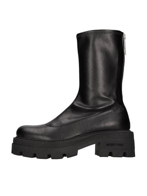 Faux leather ankle boots SERGIO ROSSI | B10540-MTEE54-1000-470NERO